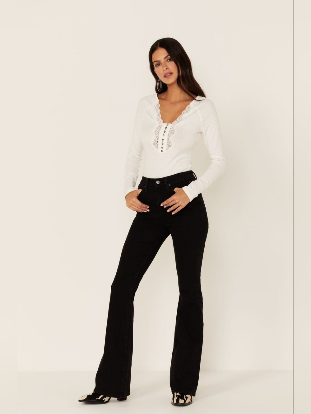 Idyllwind Women's Velvet Touch High Rise Bootcut Brushed Denim Jeans 10